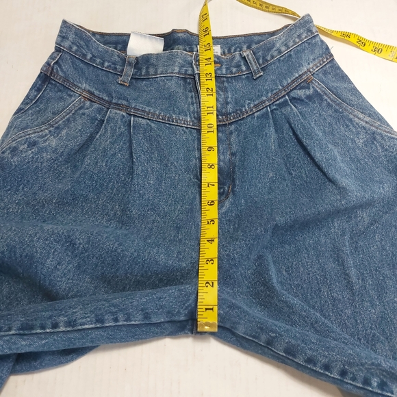 BIB BLASS Women's Vintage Jeans Size 14 High Rise Pleated Mom Denim - Picture 7 of 11